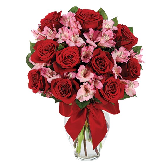 Rose &amp; Astroemeria Romance Bouquet (BF387-11KM)