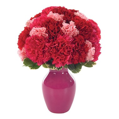 Contemporary carnations bud vase (BF118-11KM)